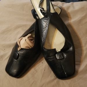 Kid's skin leather shoes